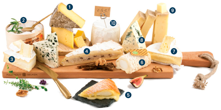 10 verschillende soorten buitenlandse kaas